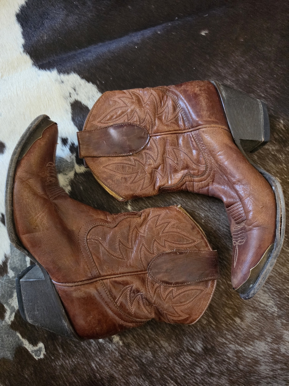 Idyllwind Brown Leather Western Cowboy Boots - Short Shaft